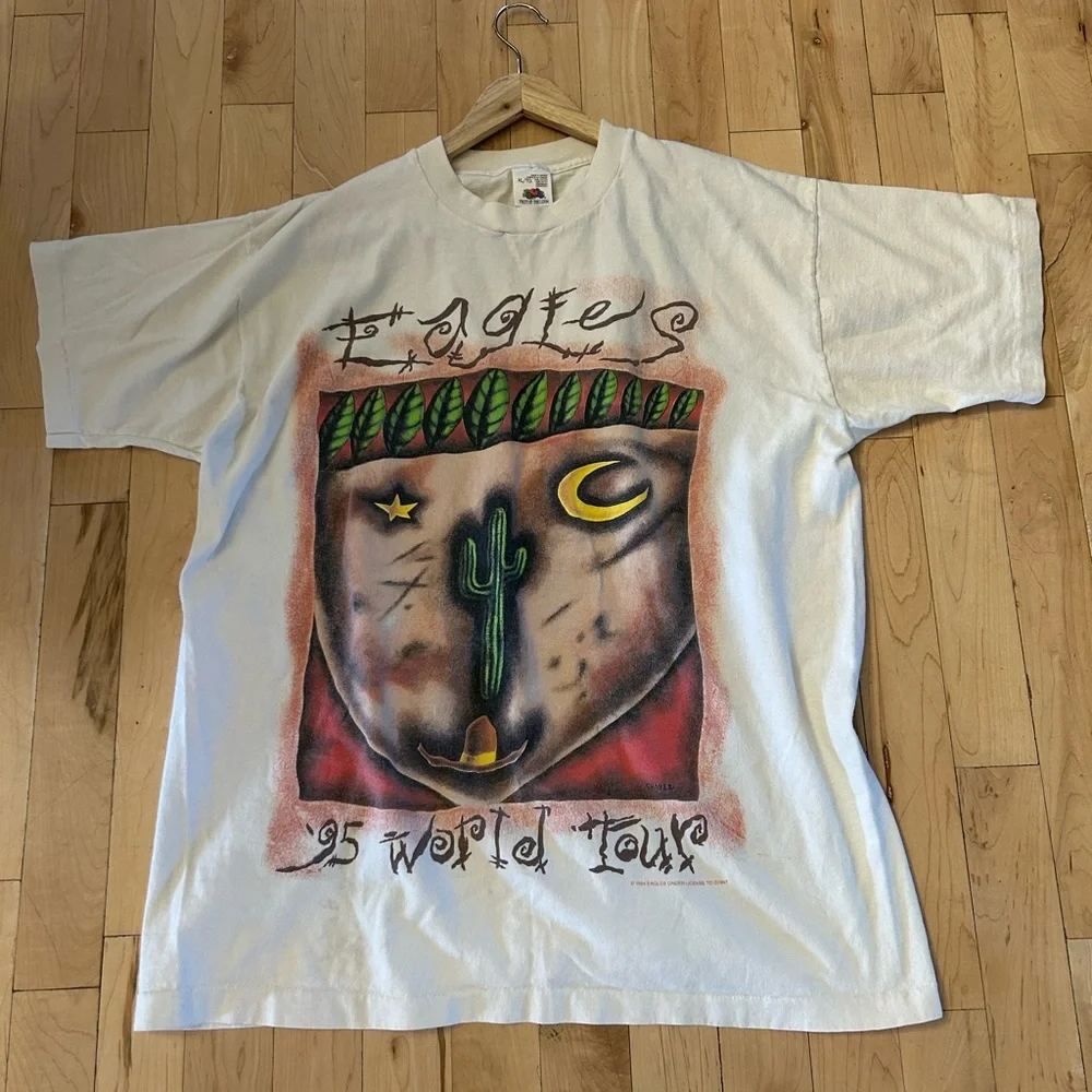 Rare, Eagles World Tour ‘95 tee - Picture 1 of 3